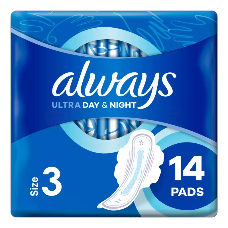 Always egészségügyi betét Duo Ultra Night 14 db Kép