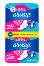 Always egészségügyi betét Duo Ultra Super 16 db Kép
