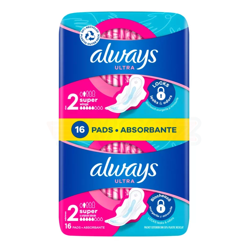 Always egészségügyi betét Duo Ultra Super 16 db Kép