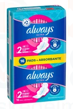 Always egészségügyi betét Duo Ultra Super 16 db Kép
