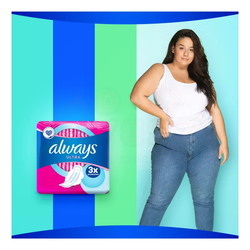 Always egészségügyi betét Duo Ultra Super 16 db Kép