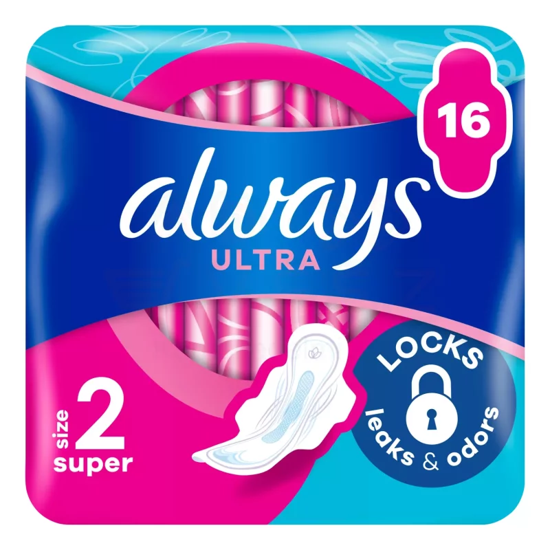 Always egészségügyi betét Duo Ultra Super 16 db Kép