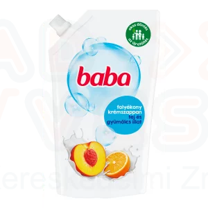 BABA folyékony szappan utántöltő 500 ml Tej Gyümölcs