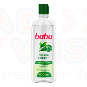 BABA Sampon 400 ml Zöld tea kivonattal zsíros hajra