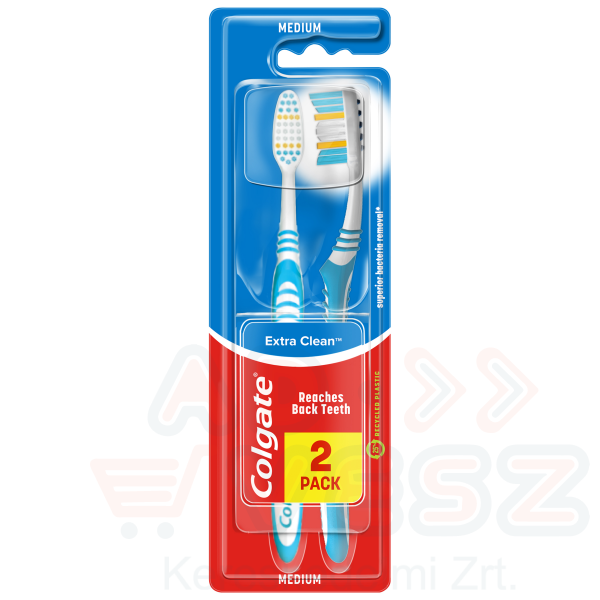 COLGATE fogkefe Extra clean 1+1 Kép