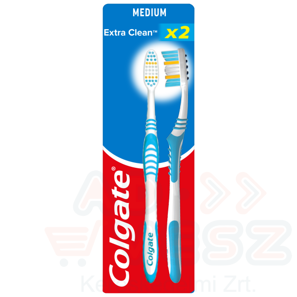 COLGATE fogkefe Extra clean 1+1 Kép