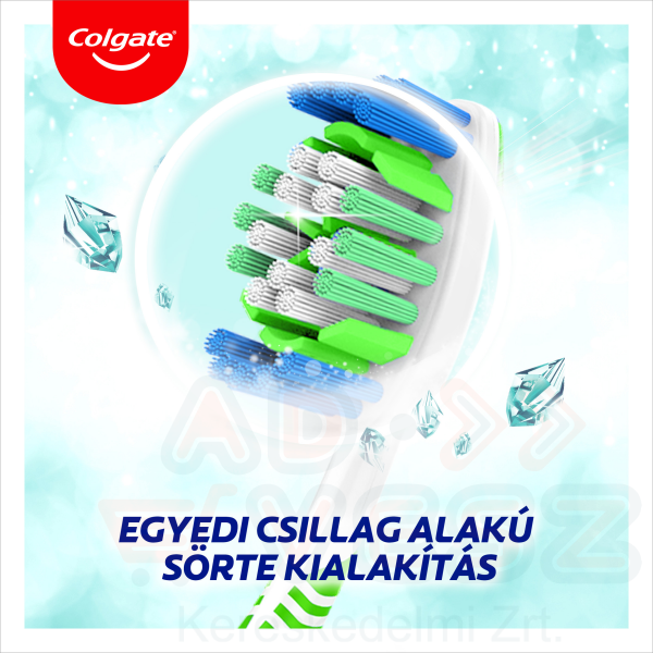 COLGATE fogkefe Max white közepes 1+1 Kép
