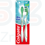 COLGATE fogkefe Max white lágy 1+1 Kép