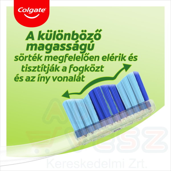 COLGATE fogkefe Twister Medium Duo Kép