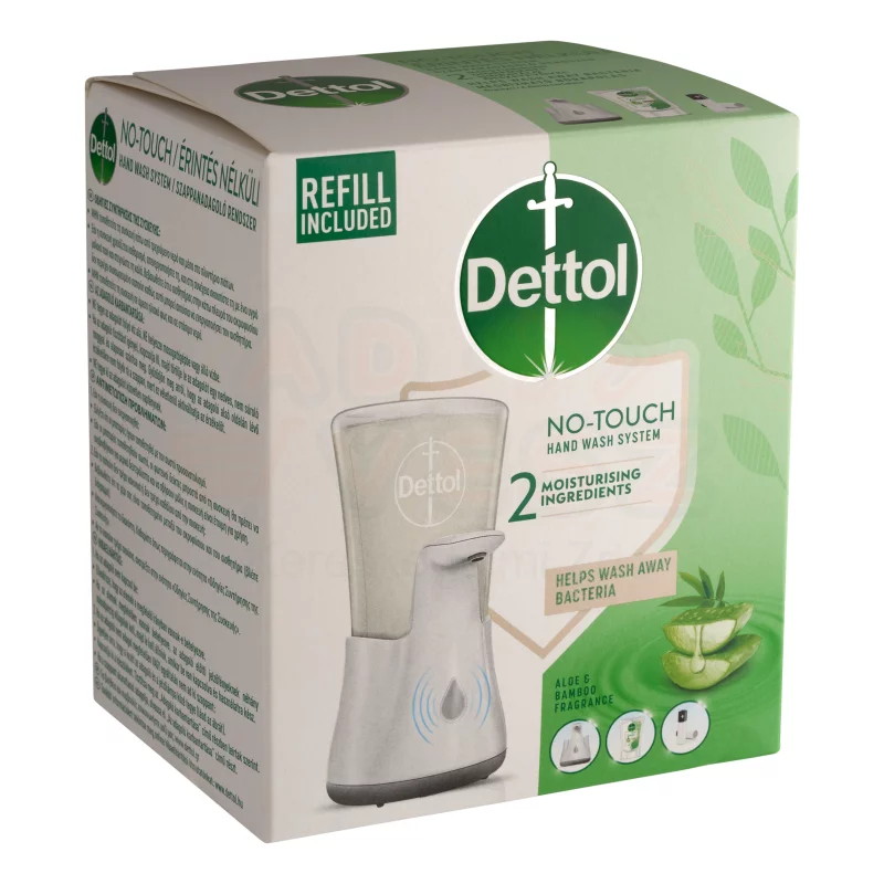 DETTOL érintés nélküli kézmosó készülék 250 ml Aloe Vera (ezüst) Kép