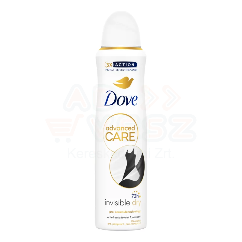 DOVE dezodor 150 ml Invisible Dry Kép