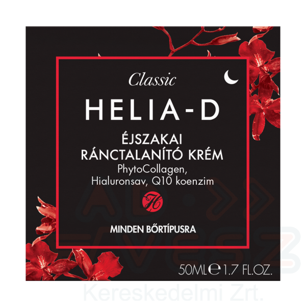 Helia-D Classic ránctalanító krém éjszakai 50 ml Kép