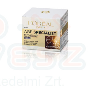 L'ORÉAL Age Specialist 65+ Éjszakai Krém 50 ml