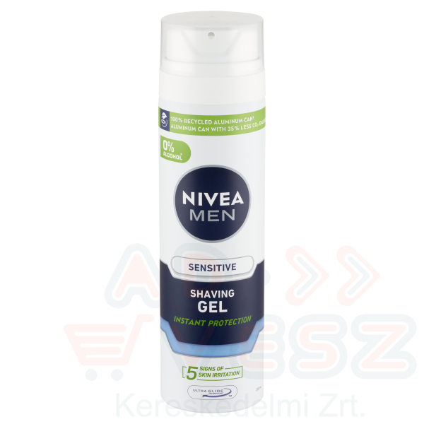 NIVEA MEN borotvagél 200 ml Sensitive Kép