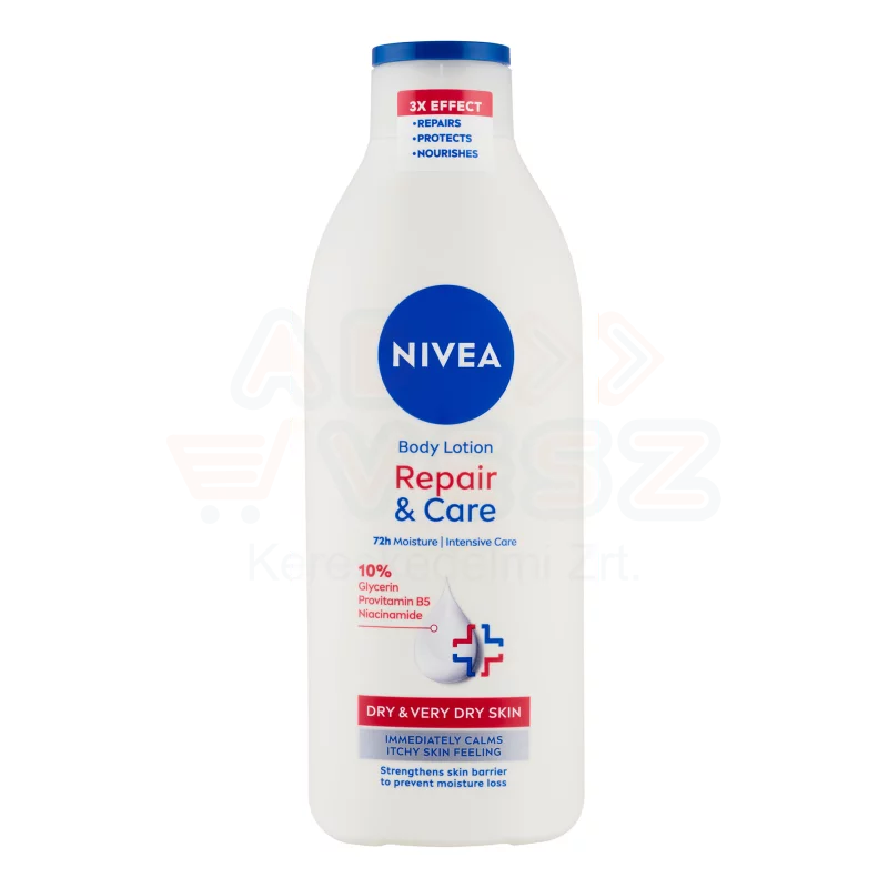 NIVEA testápoló 400 ml Repair&Care Kép