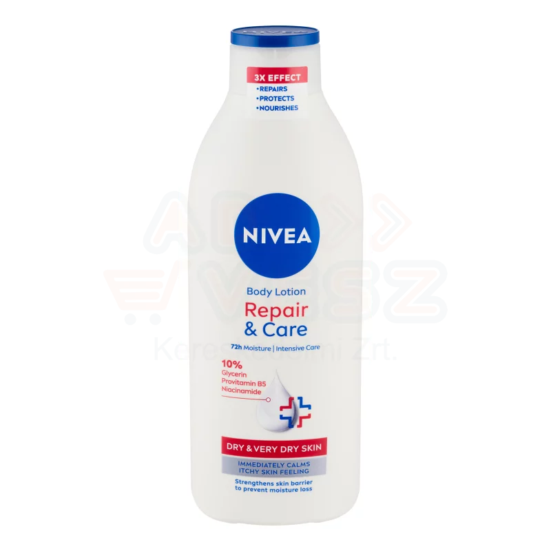 NIVEA testápoló 400 ml Repair&Care Kép