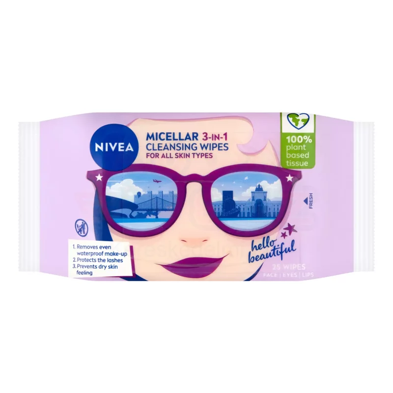 NIVEA arctisztító kendő 25 db Micellás minden bőrtipusra Kép