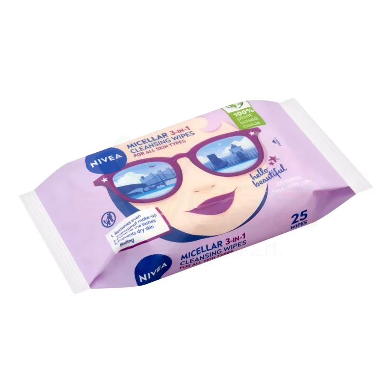 NIVEA arctisztító kendő 25 db Micellás minden bőrtipusra Kép