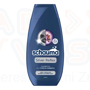 Schauma sampon 250 ml Hamvas csillogás (sárga hatás ellen, szőkített és ősz hajra)