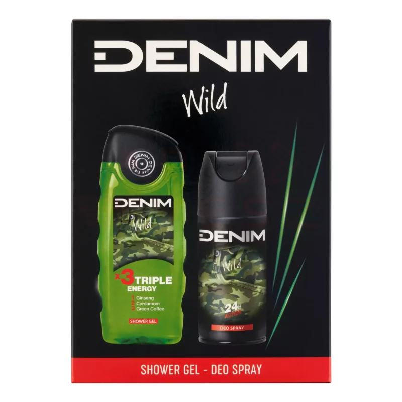 DENIM WILD ajándékcsomag (deo+tusfürdő) 2025 Kép