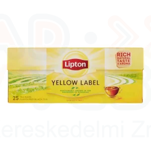 LIPTON fekete tea 25 filter Yellow Label
