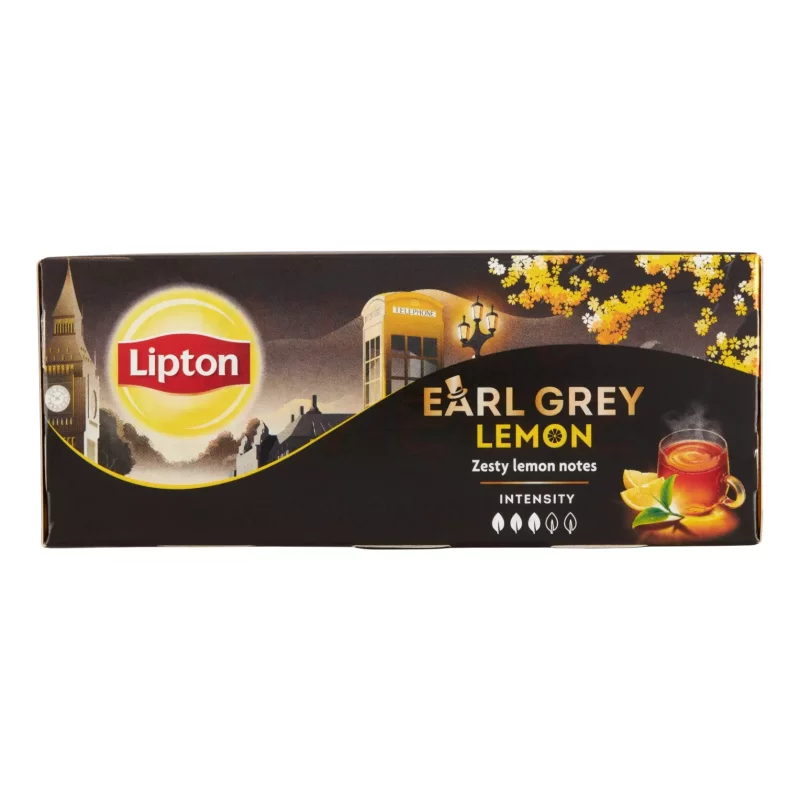 LIPTON fekete tea 25 filter Earl Grey citrom ízű Kép
