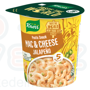 KNORR Snack tészta 63 g Mac&Cheese Jalapeno