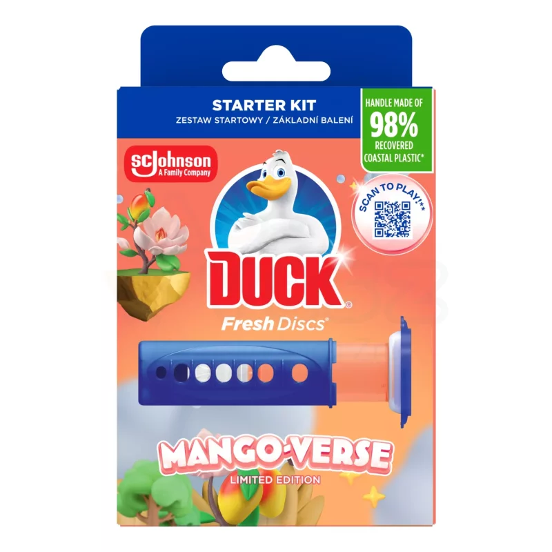 Duck® Fresh Discs zselés WC-öblítő korong 36 ml Mango-Verse Kép