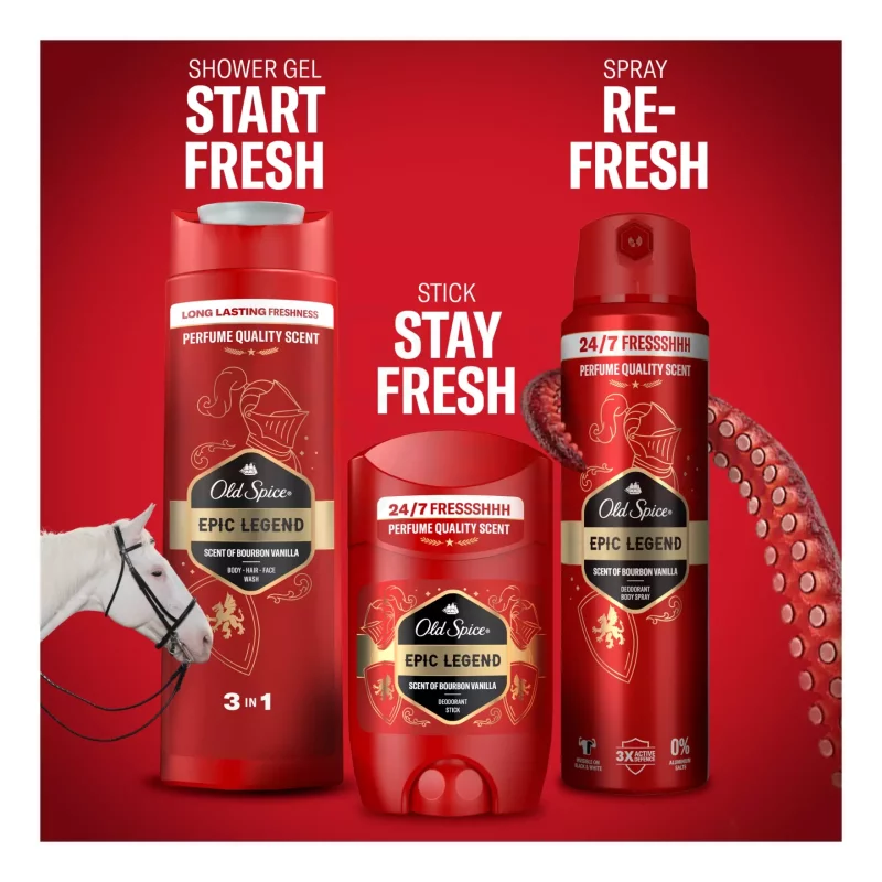Old Spice tusfürdő 400 ml Epic Legend Kép