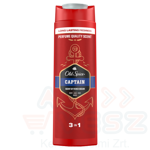 Old Spice tusfürdő 400 ml Captain Kép