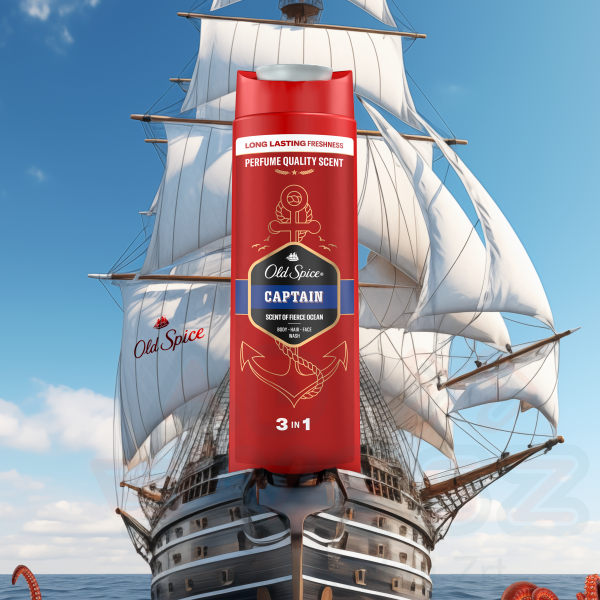 Old Spice tusfürdő 400 ml Captain Kép