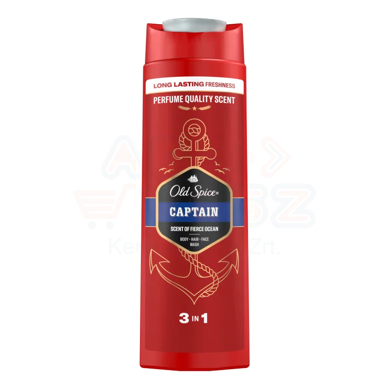 Old Spice tusfürdő 400 ml Captain Kép